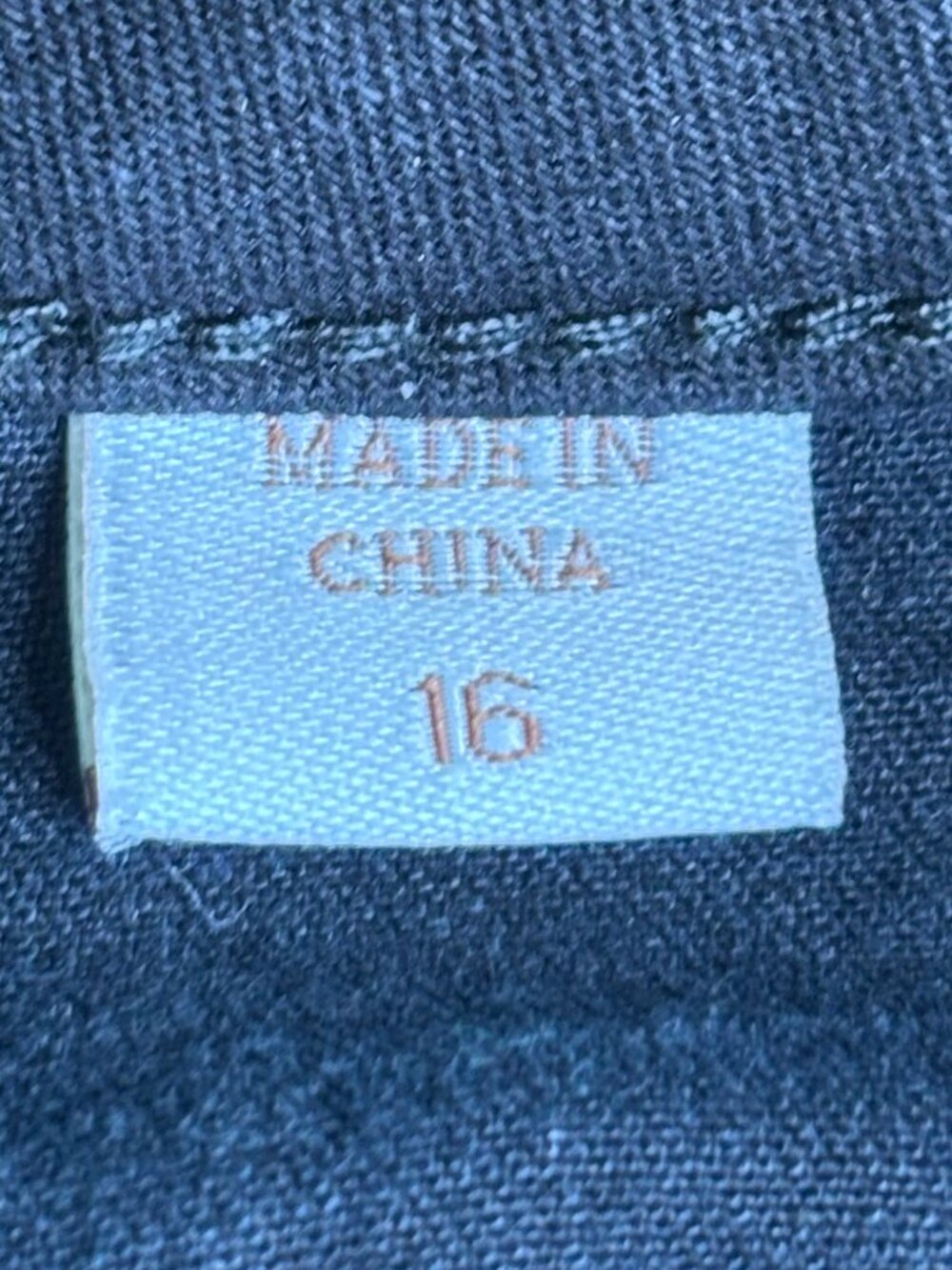 Coldwater Creek Modern Fit Women's Dark Blue Denim Jeans, Size: 16 - Picture 11 of 15